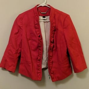 White House Black Market Red Blazer